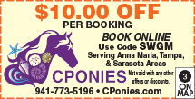 Special Coupon Offer for CPonies Beach Horseback Rides